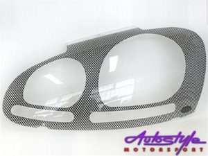 Golf 5 Carbon Look Headlight Shields-0