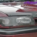 Toyota Prado 03+ Carbon Look Headlight Guard-0