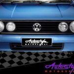 VW Golf Mk1 Double Light Grille with VW Badge