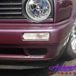 VW Golf MK2 White Front Indicators (pair)-0