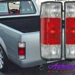 Caddy semi clear tailights -0