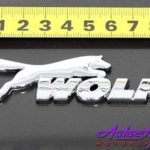 Wolf Chrome Sticker Badge-0