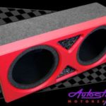 12' Double Sub Enclosure with Triangle Insert-0