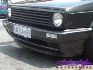 MK2 Jumbo Front Bumper made to fit Golf MK1 (fibreglass)-0