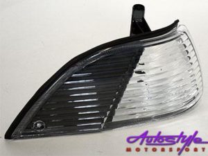 Twincam Crystal Smoke Corner Lamp -0