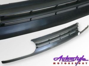 VW Golf 3 ABM Debadged Plastic 2-fin grille-0