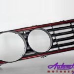 VW Mk1 Double De-Badge with Red Stripe-0