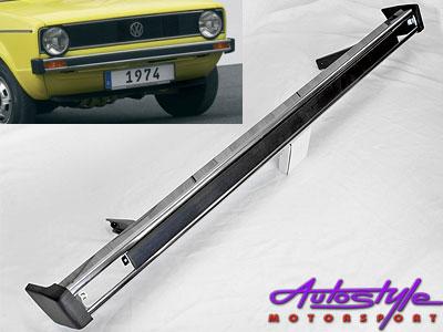 VW Mk1 Old School Small Chrome Bumper-0 VW Mk1 Old School Small Chrome Bumper-0