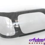 Toyota Hilux 2005 to 2009 Carbon Headlight Shields-0