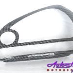 Hyundai Tucson 05+ Carbon Look Headlight Shields-0