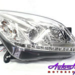 Opel Astra 04 model DRL Chrome Led Headlights-0