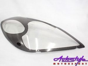 Carbon LooK headlight Shields for Toyota Avanza 06+-0