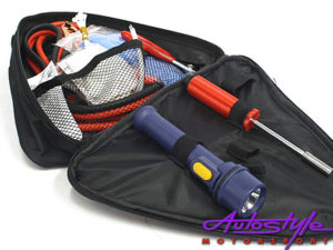 Emergency Vehicle Tool Kit and Reflective Triangle-10268