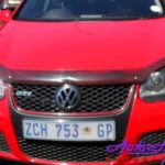 VW Golf 5 Carbon look bonnet shield -0