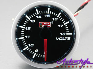 Autogauge Smoked Voltmetre Gauge-0