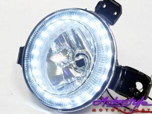 VW Golf Mk1 LED Smoked Angel Eye spotlights-15099