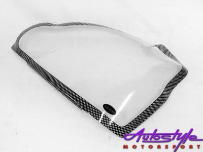 Carbon Look Headlight Guard To Fit Nissan Xtrail 09+-0 Carbon Look Headlight Guard To Fit Nissan Xtrail 09+-0