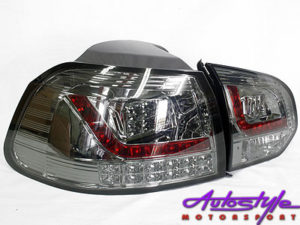 VW Golf Mk6 Smoked LED Tailights-0