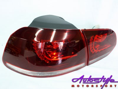 VW Golf 6 R20 Style Red Tailights-0 VW Golf 6 R20 Style Red Tailights-0