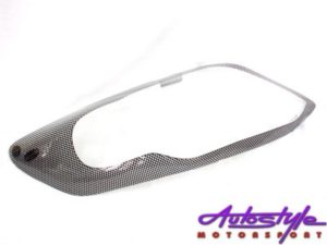 Carbon Look Headlight Shields for Toyota Fortuner 2012-0