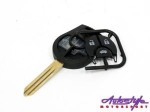 Blank Key For Nissan Micra (3button)-0