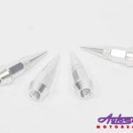 Decorative Spikes Valve Caps (silver)-0